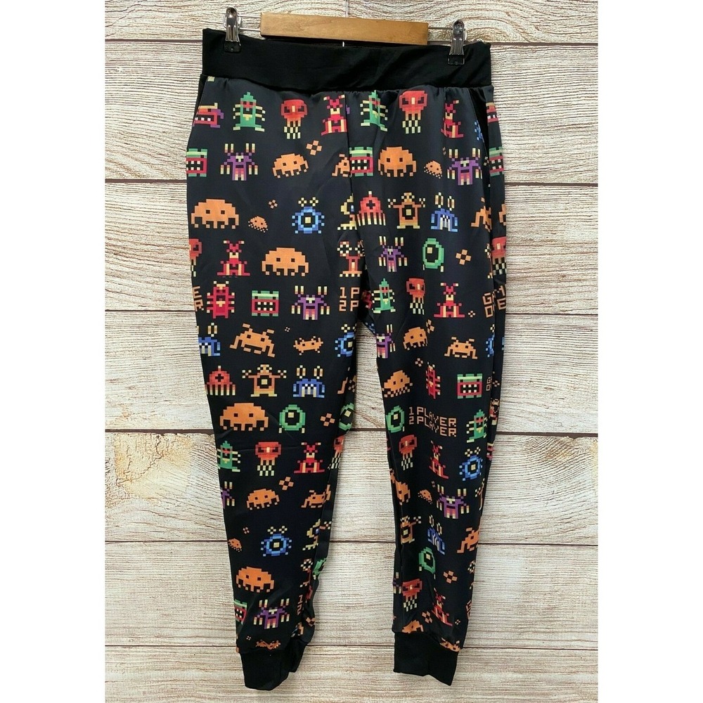 Kayden K Jogger Pants Mens Medium Skinny Retro Arcade Stretch New Made in USA